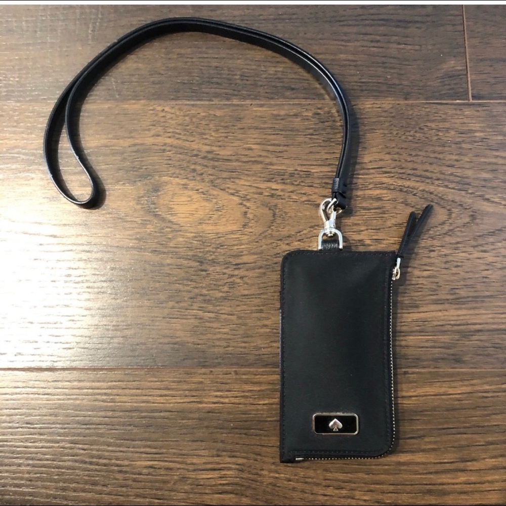 New Kate Spade Dawn card case lanyard
